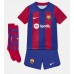 Barcelona Inigo Martinez #5 Hjemmebanesæt Børn 2023-24 Kort ærmer (+ korte bukser)